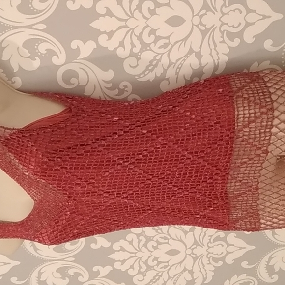 Beaded Le Chateau Top with Silky Under Top - Picture 3 of 7